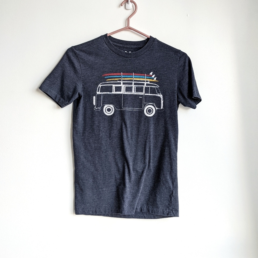 VW Bus Surfboard Graphic Tee